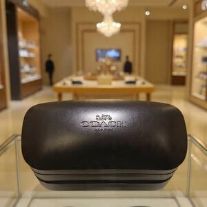 Coach New York Black Eyeglasses/Sunglasses Hard Case